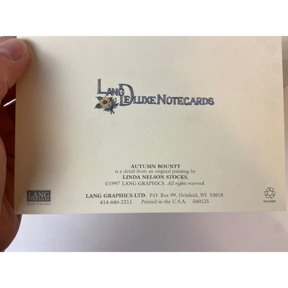 LANG deluxe notecards